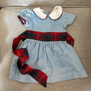 Plaid Accent Beaufort bonnet dress